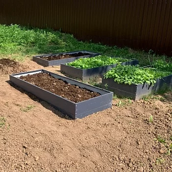 Высокая грядка Графит (0,5 х 1,5)