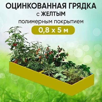 Грядка желтая (0,8 х 5)
